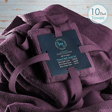 Hearth & Harbor 10Pc Towel Set