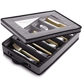 Hard Shell Flatware & Silverware Storage Box