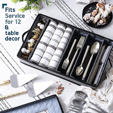 Hard Shell Flatware & Silverware Storage Box