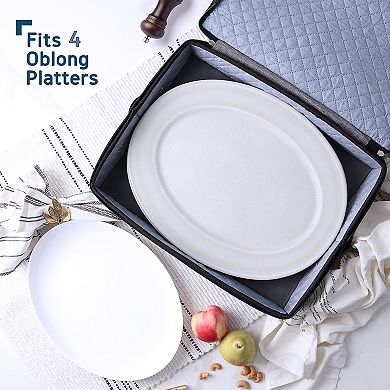 Hard Shell Fine China Platter Storage Case