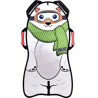 RYDR Snow Sled, 36 inch Single Rider Roll Up Character Winter Snow Mat
