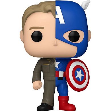 Funko Pop! Marvel Comics - Split Steve Rogers/Captain America #1431