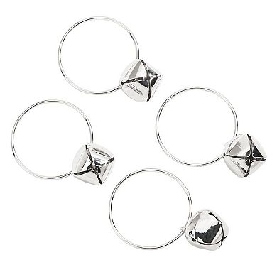 Set of 4 Jingle Bell Napkin Rings