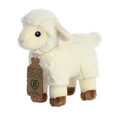 Aurora Small White Eco Nation 8" Lamb Stuffed Animal