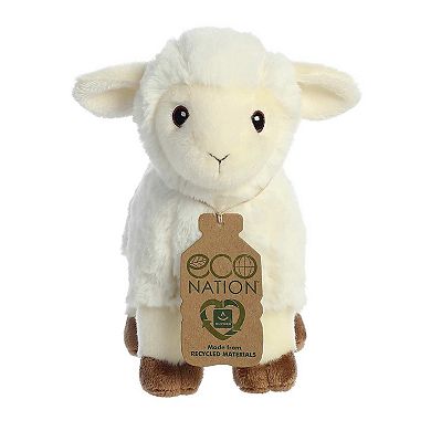 Aurora Small White Eco Nation 8" Lamb Stuffed Animal