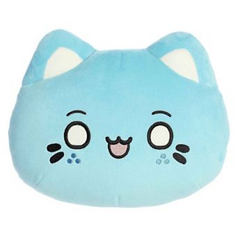 Aurora Medium Marble Soda Tasty Peach 10" Meowchi Face Plush Enchanting Stuffed Animal