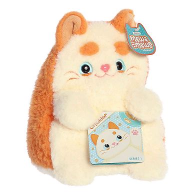 Aurora Small Orange Mewmews 8" Cheddar Playful Stuffed Animal