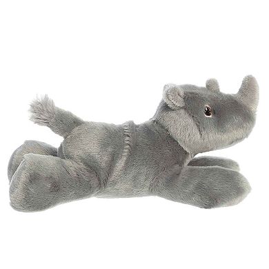 Aurora Small Gray Eco Nation Eco Softies 8" Rhino Stuffed Animal