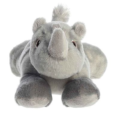 Aurora Small Gray Eco Nation Eco Softies 8" Rhino Stuffed Animal