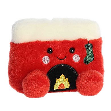 Aurora Mini Red Palm Pals 5" Cozy Fireplace Festive Stuffed Animal