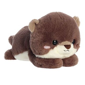 Aurora Small Brown Too Cute 9" Oddie Otter Playful Stuffed Animal