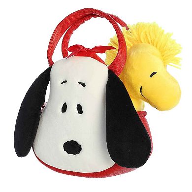 Aurora Small White Peanuts Fancy Pal 8" Snoopy Timeless Stuffed Animal