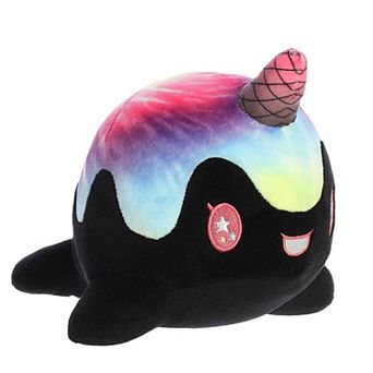 Aurora Small Nebula Tasty Peach 7" Space Nomwhals Enchanting Stuffed Animal