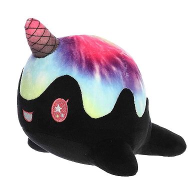 Aurora Small Nebula Tasty Peach 7" Space Nomwhals Enchanting Stuffed Animal