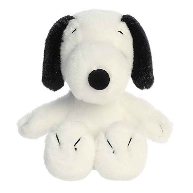 Aurora Mini White Peanuts Shoulderkins 5" Snoopy Timeless Stuffed Animal