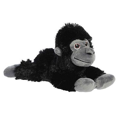 Aurora Small Black Eco Nation Eco Softies 8" Gorilla Stuffed Animal