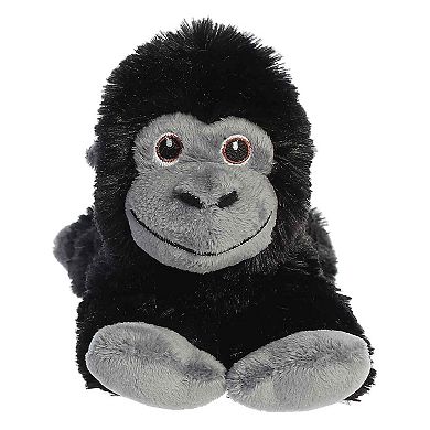 Aurora Small Black Eco Nation Eco Softies 8" Gorilla Stuffed Animal