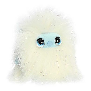 Aurora Mini White Holiday 4.5" Cuddles The Yeti Festive Stuffed Animal