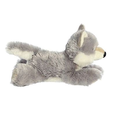 Aurora Small Gray Eco Nation Eco Softies 8" Wolf Stuffed Animal