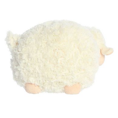 Aurora Small White Just Sayin' 9" Fleece Navidad Sheep Festive Stuffed Animal