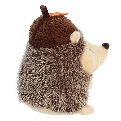 Aurora Small Brown Holiday Life In A Nutshell 8" Hedgehog Festive Stuffed Animal