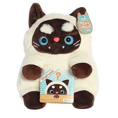 Aurora Small Brown Mewmews 8" Sherlock Playful Stuffed Animal