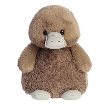 Aurora Large Brown Huggle Pals 12.5" Peaceful Platypus Cuddly Stuffed Animal
