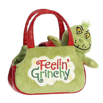Aurora Small Green Dr. Seuss Fancy Pals 8" Feeling Grinchy Whimsical Stuffed Animal