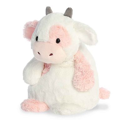 Aurora Large Pink Huggle Pals 12.5" Serene Strawberry Cow Cuddly Stuffed Animal