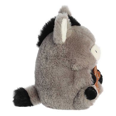 Aurora Mini Gray Rolly Pet 5" Denver Donkey Festive Stuffed Animal