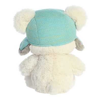 Aurora Large White Holiday 13" Baby Bear Benny Festive Stuffed Animal