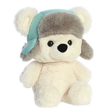 Aurora Large White Holiday 13" Baby Bear Benny Festive Stuffed Animal