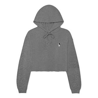 Dalix Astronaut Cropped Fleece Hoodie