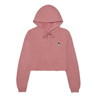 Dalix Astronaut Cropped Fleece Hoodie