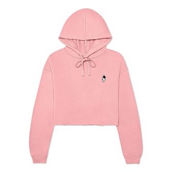 Dalix Astronaut Cropped Fleece Hoodie