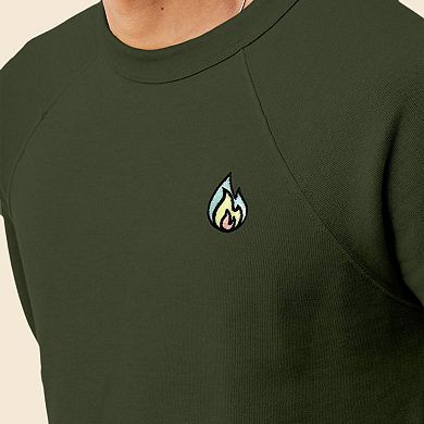 Dalix Fire Fleece Sweatshirt