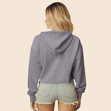Dalix Alien Cropped Fleece Hoodie