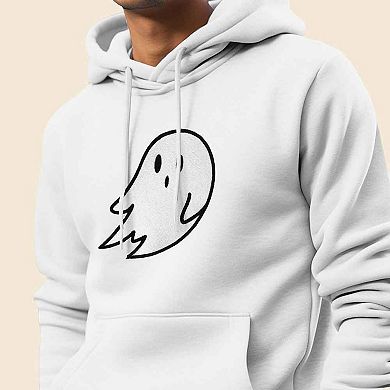 Dalix Giant Ghost Fleece Hoodie