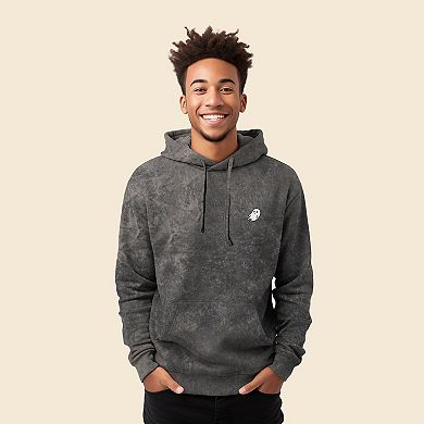 Dalix Ghost Embroidered Washed Hoodie