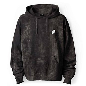 Dalix Ghost Embroidered Washed Hoodie
