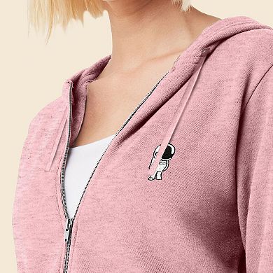Dalix Astronaut Zip Fleece Hoodie