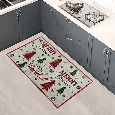 Holiday Truck Grey High Quality, Premium, And Luxurious Kitchen Rug