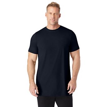 KingSize Men's Big & Tall No Sweat Longer-Length Short Sleeve Crewneck Tee