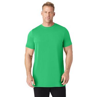 KingSize Men's Big & Tall No Sweat Longer-Length Short Sleeve Crewneck Tee