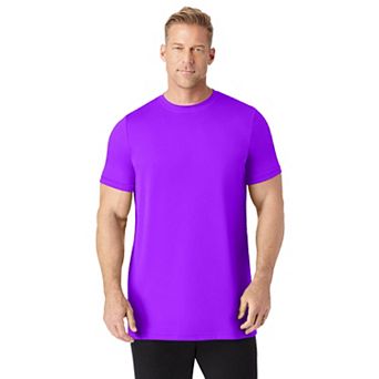 KingSize Men's Big & Tall No Sweat Longer-Length Short Sleeve Crewneck Tee