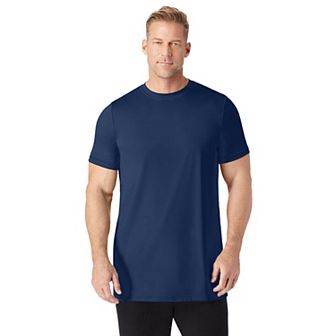 KingSize Men's Big & Tall No Sweat Longer-Length Short Sleeve Crewneck Tee
