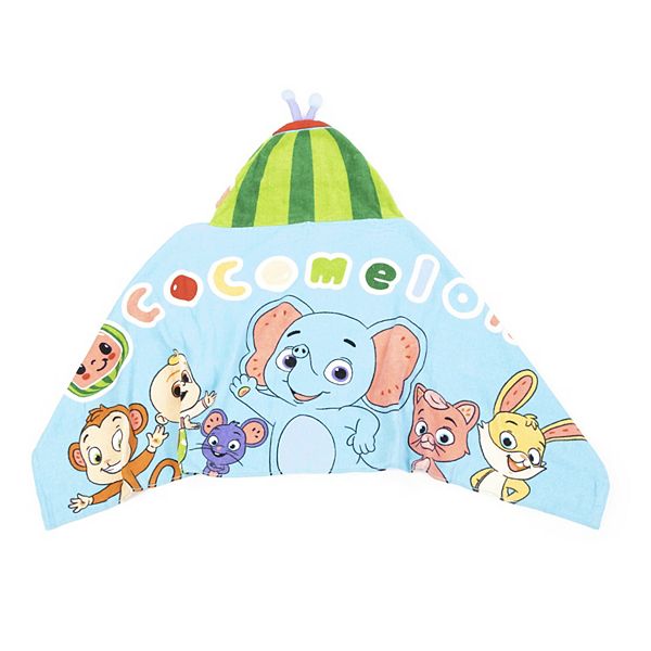 Cocomelon Hooded Bath Wrap - Blue