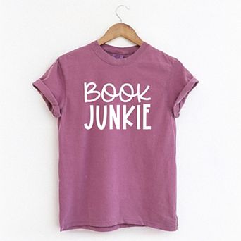 Book Junkie Garment Dyed Tees