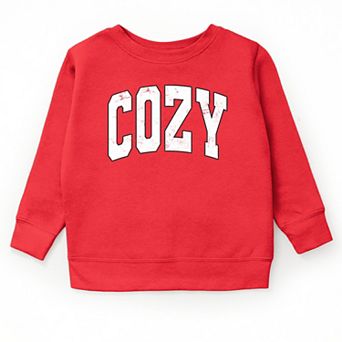 Cozy Worn Varsity - Kids Youth Sweatshirt