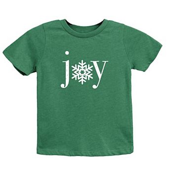 Joy Snowflake Youth Short Sleeve Graphic Tee